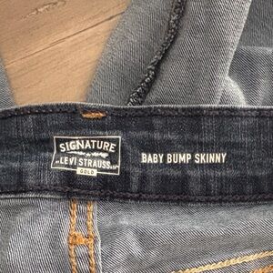 Signature Dark Blue Maternity Jeans